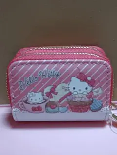 ハローキティ コインケース・キーケース　Wファスナー【新品タグ付】