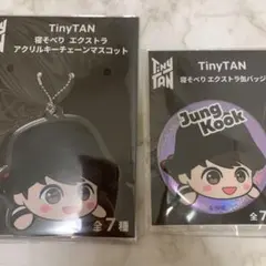BTS TinyTAN 寝そべり アクキー・缶バッチ ジョングク