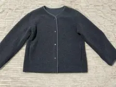ユニクロ　ボアフリースクルーネックカーディガン