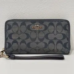 新品 COACH 長財布 ジッピーウォレット CY237 コーチ 迷彩 スト付