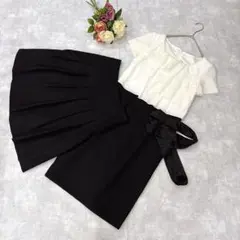 ビーンズプレス（11）セットアップ ワンピース フレアスカート L 卒業入学式