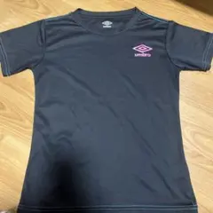 umbro ブラック メッシュ　プラシャツ　Tシャツ 半袖　S