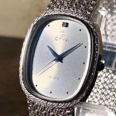 CYMA シーマ レディース腕時計 クォーツ オーバル メッシュベルト 稼働のサムネイル