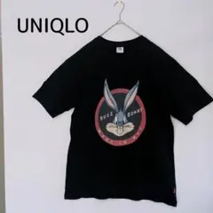 【ジーユー×ルーニーテューンズ】半袖プリントTシャツ XL ブラック 夏用