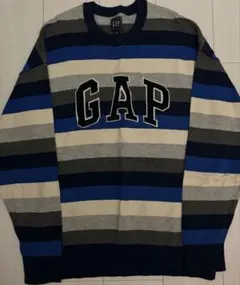GAP ストライプ クルーネック ニット Mサイズ