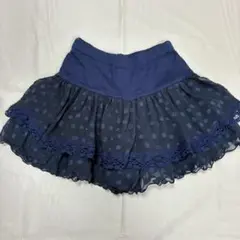 ANNA SUI mini スカパン　キュロット　120 ネイビー