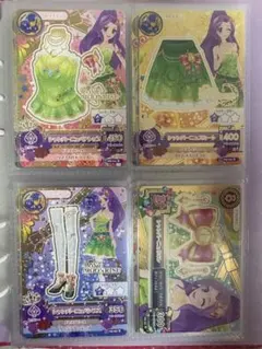 アイカツ！ シャンパーニュコーデ 4枚セット 神崎美月 アイカツカード