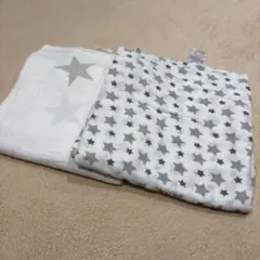 星柄おくるみ2点セット