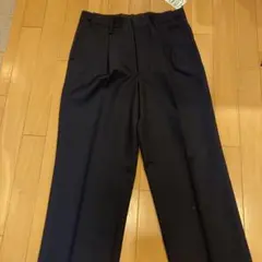 ✨新品✨メンズアジャスター付き　ネイビー 2タックスラックス