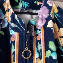 LEONARD 花柄 長袖バスローブのサムネイル