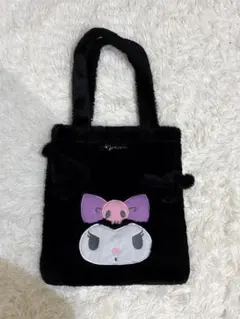 【サンリオキャラクターズ】クロミ ふわふわトートバッグ【サンリオ】