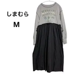 美品✨レディース ワンピース 【M】 ロゴスデイズ 可愛い ゆったり