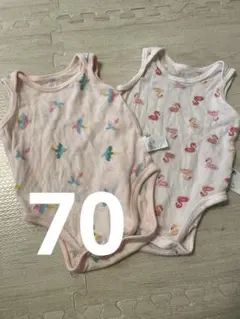 UNIQLO ベビー肌着 70cm 2枚セット