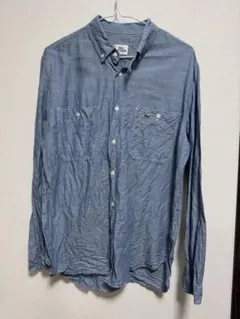 LACOSTE 長袖シャツ サイズ40 ライトブルー