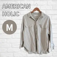 AMERICAN HOLIC/シャツ/レディース/M/トップス/長袖/日焼け防止