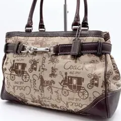 新品タグ付き COACH F14481 ホース＆キャリッジ バッグ ピンク - メルカリ