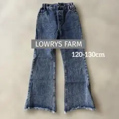 LOWRYS FARM デニムフレアパンツ