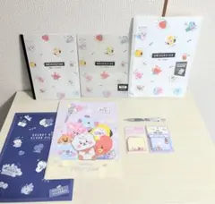 BT21☆UNIVERSTAR クリアファイル他 文房具セット ②