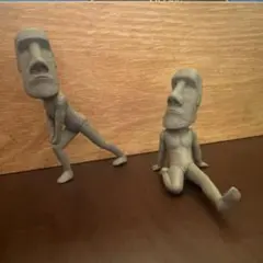 ストレッチするモアイ　2個セット