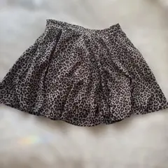 ヒョウ柄　キュロットスカート