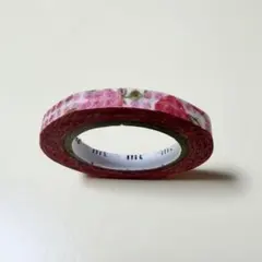 mt 廃盤マスキングテープ Flower red 限定サイズ？約5mm