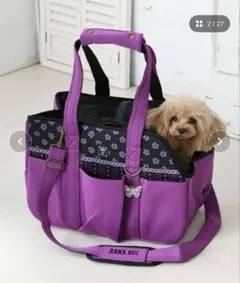 ANNA SUI キャリートートバッグ パープル