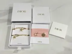Dior ディオール　星型チャーム付き　ストラップ　ゴールド　ブレスレットセットのサムネイル
