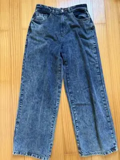 HOOP ルーズフィットデニムパンツ purple Mサイズ - メルカリ