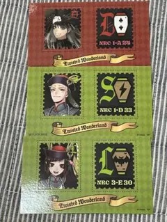 Twisted Wonderland 切手風シール 3枚セット
