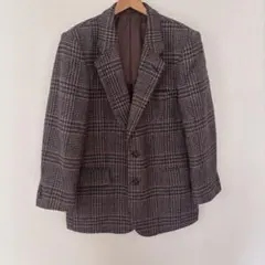 Two Flag Brand テーラードジャケット M 茶系 赤青ミックス