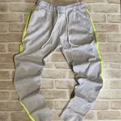 希少✨Adams juggler スウェットパンツ　サイドライン　ネオンカラー