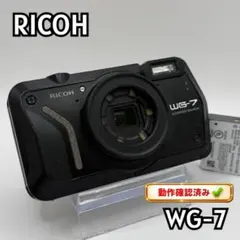 【元箱付き バッテリー 動作光学良好】リコー　RICOH WG-6 ブラック リコー RICOH WG-6 ブラック 《元箱 動作光学良好》#3-26 - メルカリ