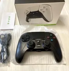 P5 ワイヤレスコントローラー　P4 P5 PCゲーム対応 非純正品　黒