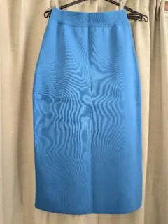 ブルー タイトスカート ONE SIZE