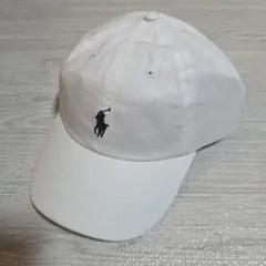 POLO ポロ ホワイトキャップ 白 59cm 帽子 ベースボールキャップ