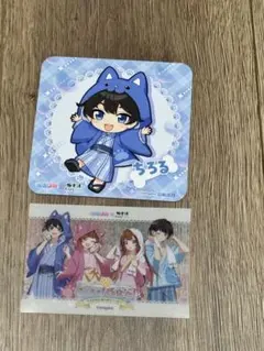 ちろぴの　ちろる　コースター　極楽湯　特典　非売品　クリアカードのサムネイル