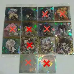 鬼滅の刃 ディフォルメシール ウエハース6 6枚セット