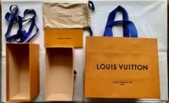 【ルイヴィトン LOUIS VUITTON】サングラス用 空き箱 紙袋 リボン付