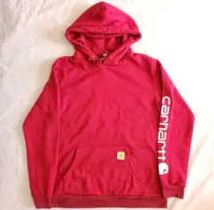 ギ*ン様 Carharttカーハートパーカーフーディースウェットロゴワッペンプリ