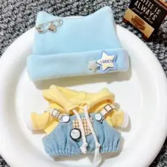 【新品】17cmサイズ ぬい服 帽子付き コーデセット