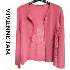 【希少】00's VIVIENNE TAM 仏像 座像 透かし模様カーディガンのサムネイル