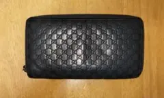 GUCCI ブラック GGパターン 長財布