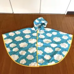 レインコート　雲　幼児90〜100 ポンチョ