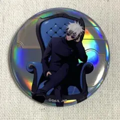 呪術廻戦 懐玉・玉折 五条悟 缶バッジ Chair Blue ロフト
