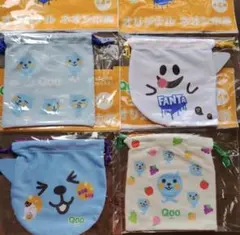 Qoo クー ネオン巾着 2026年　全4種　ハロウィン　FANTA 巾着