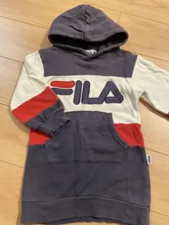 FILA フード付きパーカーワンピ　 サイズ100