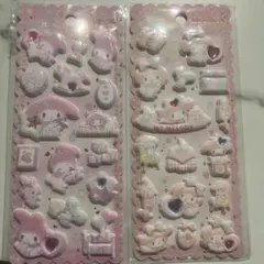 マイメロディ 立体シール 2シートセット