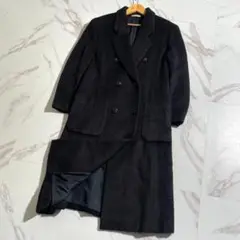 【美品✨】madame ニコル ダブルチェスターコート アルパカ100% 黒