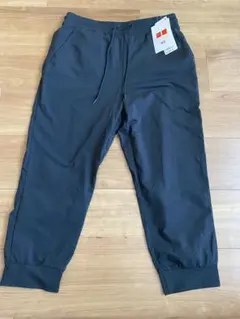 【未使用品】UNIQLO ドライEXウルトラストレッチクロップドパンツ 黒 Ｓ