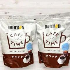 DOUTOR CAFE TIME インスタントコーヒー ブラック 300g×2袋のサムネイル